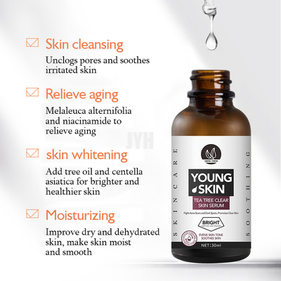 ODM Tea Tree Oil Serum OEM منتجات العناية بالبشرة خالية من الرائحة