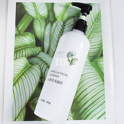ODM Camellia Facial Cleanser 350ml 100٪ تنظيف عميق نقي للتحكم في الزيت