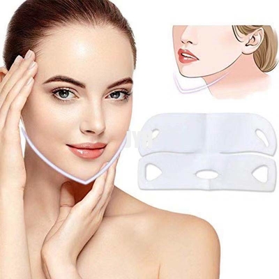 قناع تنحيف الوجه على شكل حرف V من OEM قناع رفع الذقن المزدوج المخفض على شكل V