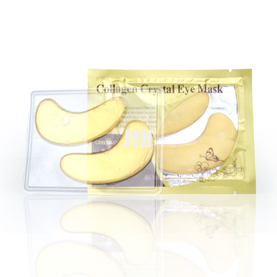 ODM 24k Gold Eye Mask Beauty Collagen Gel Maskss ورقة للانتفاخ
